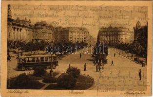 1920 Budapest V. Szabadság tér, villamos