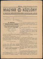 Magyar Közlöny 1956. szept. 30. lakásrendelet