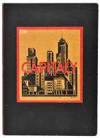 cca 1940 Capitaly társasjáték tábla 48x33 cm