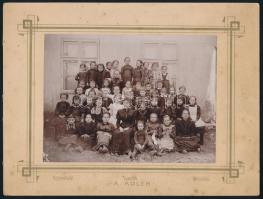 cca 1900 2 db Adler tabló fotó kartonon Tusnád, Brassó 22x17 cm