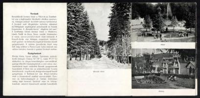 cca 1940 Borszékfürdő prospektus