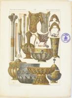 200 db viselettörténeti és történelmi metszet, 1900 körül. Litográfia, papír, jelzett a metszeten (D...