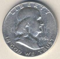 USA 1951D 1/2$ Ag "Franklin" T:3