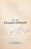Erőss Attila: Elsodort fellegek. Marosvásárhely, 1994, Impress. Kiadói papírkötés, kissé kopott kiad...