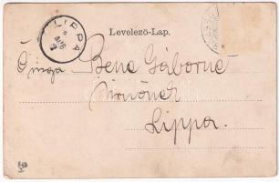 Brassó, Kronstadt, Brasov; Fekete templom. Szecessziós litho / church. Art Nouveau, floral, litho (E...