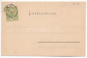 1904 Guraró, Auendorf, Gura Raului; látkép építkezéssel, üzlet. Joh. Simon kiadása / construction, s...