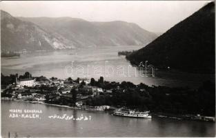 Ada Kaleh. gőzhajó / steamship.Ömer Feyzi Boray photo