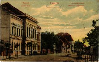 Fogaras, Fagaras; Megyeház, leány polgári iskola. Fleissig Jakab és fia kiadása / county hall, girl school (fl)