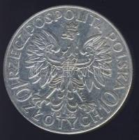 Lengyelország 1932. 10Zl Ag T:2/3