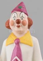 Hutschenreuther bohóc. Biszkvit porcelán, kézzel festett, jelzett, hibátlan. 12 cm