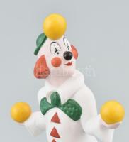 Hutschenreuther bohóc. Biszkvit porcelán, kézzel festett, jelzett, hibátlan. 12 cm
