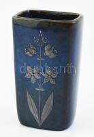 Gustavsberg kerámia váza. Kézzel festett, jelzett, hibátlan 13 cm