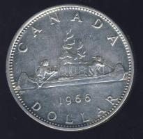 Kanada 1966. 1$ Ag "Kenu" T:2