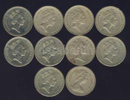 Nagy-Britannia 1983-1997. 1Ł (10x) T:2,3