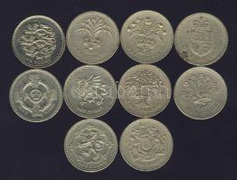 Nagy-Britannia 1983-1997. 1Ł (10x) T:2,3