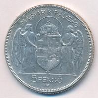 1930. 5P Ag "Horthy jobbra" hajas T:XF köriratban ü.
Adamo P8