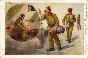 1927 Czechoslovak military art postcard s: V. Cutta (fa)