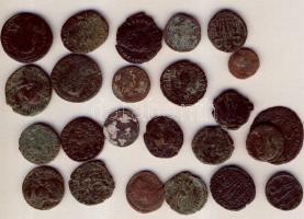 Római Császárság 24db kisbronz T:vegyes