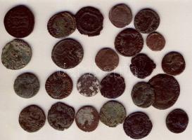 Római Császárság 24db kisbronz T:vegyes