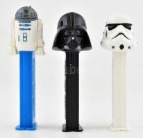 Star Wars PEZ. 3 db-os Pez adagoló-Darth Wader, Klón katona és R2D2, szép állapotban.