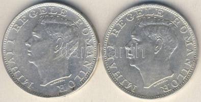 Románia 1944. 500L Ag (2x) T:2