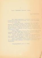 1944-1945 Nagybaczoni Nagy Béla (1882-1962) altábornagy ismeretlen, kiadatlan, eredeti kéziratos sop...