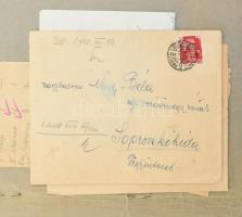 1944-1945 Nagybaczoni Nagy Béla (1882-1962) altábornagy ismeretlen, kiadatlan, eredeti kéziratos sop...