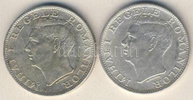 Románia 1944. 500L Ag (2x) T:2