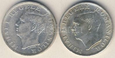 Románia 1944. 500L Ag (2x) T:2