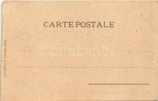 1902 Edirne, Adrianople; Art Nouveau, floral (cut)