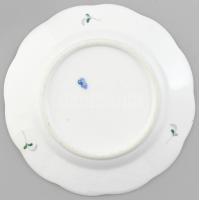 Herendi Apponyi szendvicses mintagyűjtemény tányér, 6 féle színű mintában, összesen 12 db, szép álla...