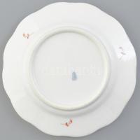 Herendi Apponyi szendvicses mintagyűjtemény tányér, 6 féle színű mintában, összesen 12 db, szép álla...