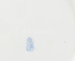 Herendi Apponyi szendvicses mintagyűjtemény tányér, 6 féle színű mintában, összesen 12 db, szép álla...