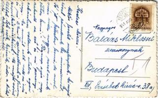 1941 Hévíz, nyaraló pár. photo (EK)