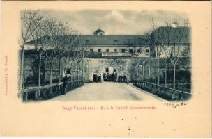 Nagyvárad, Oradea; vár kapu / K.u.k. Castell Grosswardein / castle gate