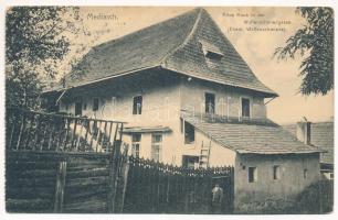 Medgyes, Mediasch, Medias; Altes Haus in der Waffenschmiedgasse / Régi ház. Fritz Guggenberger kiadása / old house oon Strada Armurierilor