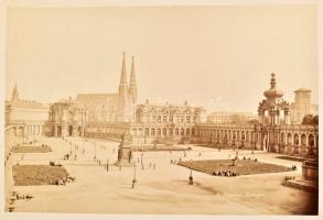 cca 1880-1890 Dresden, Umgegend und Sächs. Schweiz. / Drezda és környéke, illetve a Szász Svájc. Alb...