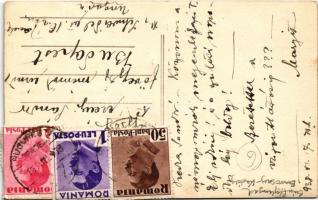 1938 Bánffyhunyad, Huedin; Barcsay kastély / Schloss / castle. photo (EK)