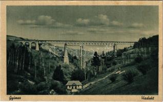 Csíkgyimes, Gyimes, Ghimes; Karakkó híd, viadukt. Seiwarth felvétele / railway bridge, viaduct