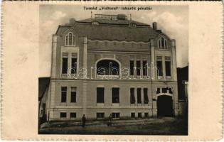 1917 Tasnád, Vulturul takarékpénztár. Hulka Károly kiadása / savings bank (kis szakadás / small tear)