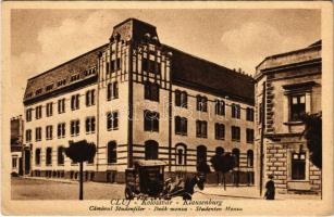 1940 Kolozsvár, Cluj; Caminul Studentilor / Deák menza / Studenten-Menza / student dormitory and canteen + "1940 Kolozsvár visszatért" So. Stpl. (EK)