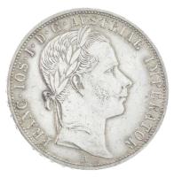 Ausztria 1861A 1Fl Ag "Ferenc József" T:AU,XF /
Austria 1861A 1 Florin Ag "Franz Jos...