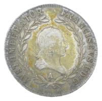 Ausztria 1815A 20kr Ag "I. Ferenc" T:VF patina / Austria 1815A 20 Kreuzer Ag "Franz I...