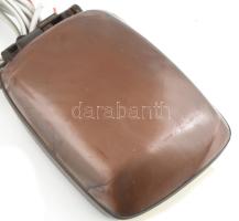 Design vonalas telefon.
Vintage, asztali, kinyitható doboz nyomógombos vonalas telefon, fali csatla...