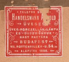 Poll Hugó (1867-1931): Vízparti társaság. Pasztell, papír, jelezve balra lent. Dekoratív, sarkaiban ...