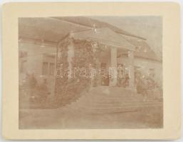 cca 1900 Bagos, Szilágybagos, Bánffy-kastély, keményhátú fotó, 10×13 cm
