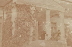 cca 1900 Bagos, Szilágybagos, Bánffy-kastély, keményhátú fotó, 10×13 cm