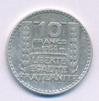 Franciaország 1934. 10Fr Ag T:XF France 1934. 10 Francs Ag C:XF  Krause KM#878