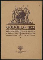 Gödöllő 1933. Gödöllő és környéke katonai térképeinken - A térképolvasás tanítása a cserkészeknél - Cserkészeink térképész kiképzése. Bp., 1933, M. Kir. Állami Térképészet, 16 p. Fekete-fehér illusztrációkkal. Kiadói tűzött papírkötés, jó állapotban. (Ritka!)