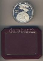 1996. 2000Ft Ag "Honfoglalás 1100. évfordulója" T:PP Csak 5000db! Díszdobozban, tanúsítvánnyal!
